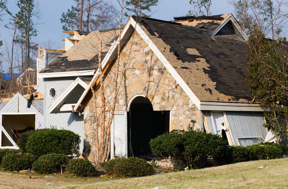 roof damage documentation