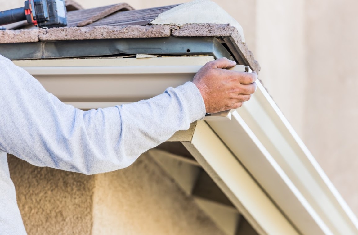 secure gutters - roof damage prevention