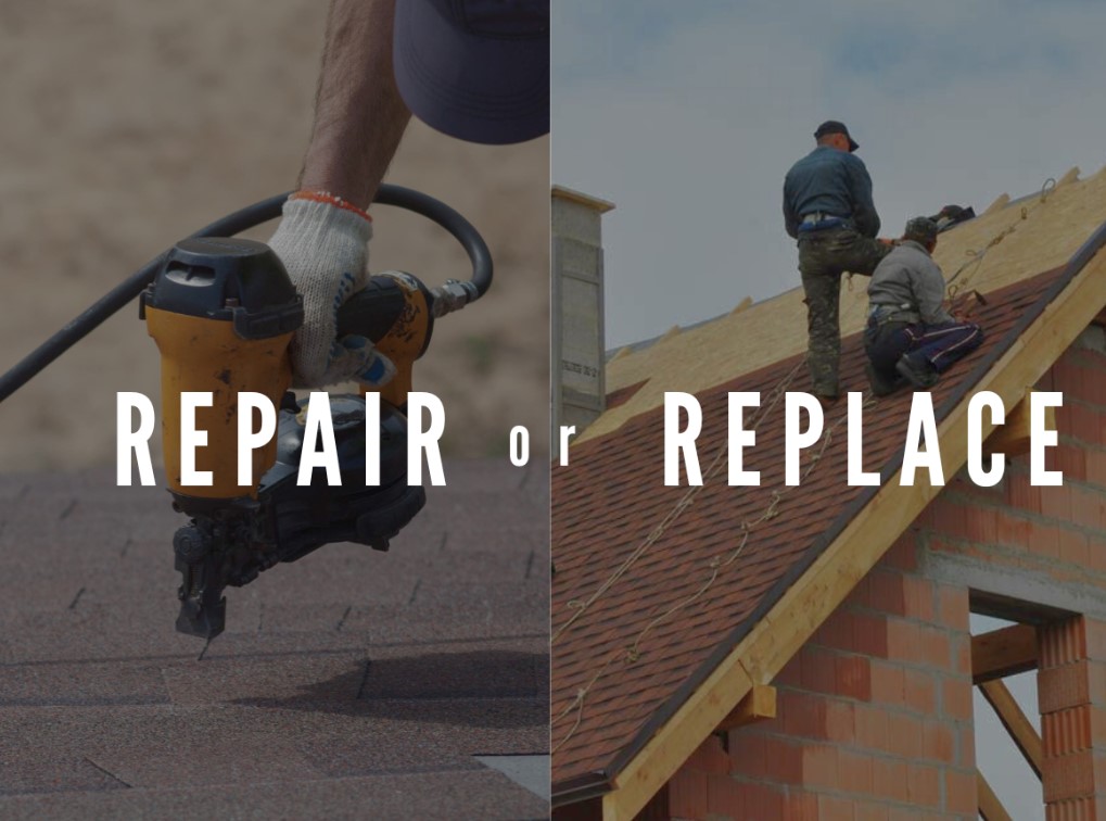 roof repair vs roof replacement in Oklahoma