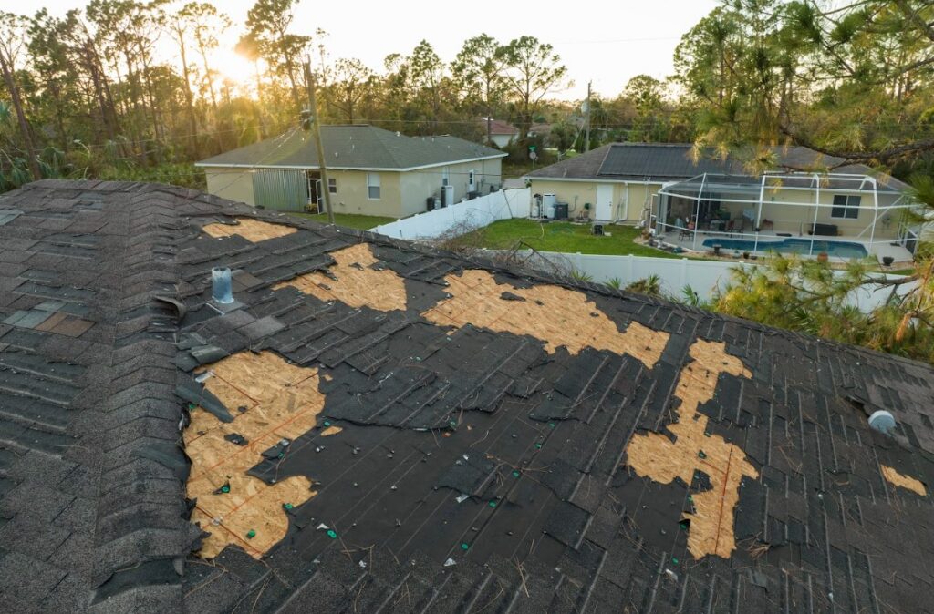 storm damage roof insurance claim in Oklahoma